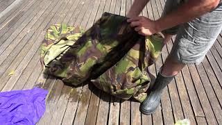 Using Nikwax to rewaterproof a Bivvy Bag  Carinthia Observer Bivy AKA NL Observer Bivy [upl. by Hahsia971]