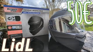 Casque modulable LIDL présentation et priseen main [upl. by Nickolaus539]