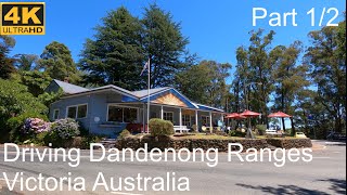 Driving Dandenong Ranges Part 12  Montrose  Olinda  Sassafras  Emerald  Emerald Lake Park [upl. by Acirrehs]