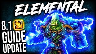 81 ELEMENTAL Shaman GUIDE Update for WoW Raids [upl. by Ayhay]