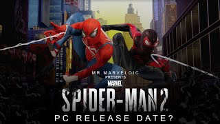 Marvels SpiderMan 2 PC Release Date Confirmed in Hindi [upl. by Ellesij916]