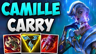 CHALLENGER CAMILLE MAIN CARRIES HIS TEAM  CHALLENGER CAMILLE TOP GAMEPLAY  Patch 1324 S13 [upl. by Haelak917]