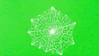 Free Full HD Spider Web Green Screen amp Black Screen [upl. by Kiyohara]