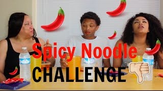 SPICY NOODLE CHALLENGE [upl. by Lingwood492]