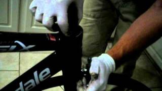 Video 9  Headset install part 2 of 2 on cannondale system six [upl. by Eilyak]