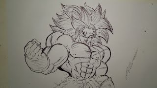 Como desenhar o Broly Dragon Ball [upl. by Dickman]