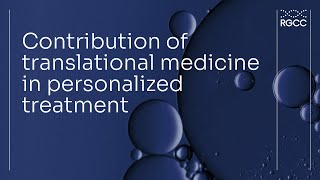 Contribution of translational medicine [upl. by Airdnola]