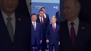 Erdoğan fotoğraf için Putin ve diğer liderleri bekletti VOA Türkçe [upl. by Atlas]