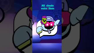 All shade voice lines whit Pins brawlstars voicelines shade sneekpeek [upl. by Lancelle]