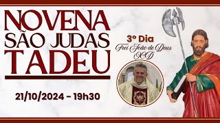 Novena em Honra a São Judas Tadeu 3º Dia  21102024  AO VIVO [upl. by Osswald]