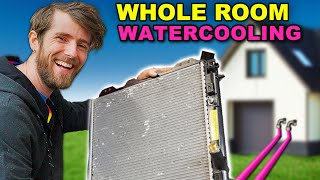 Water Cooling My House  Whole Server Room Pool Watercooling Part 2 [upl. by Atsillac74]