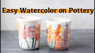 Quiet Painting on Pottery [upl. by Branen886]