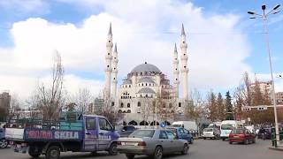 Turkey constructing largest mosque in Balkans [upl. by Enyawed764]