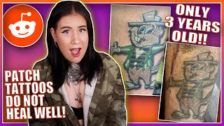 Tattoo Enthusiast Reacts To Fresh VS Healed Tattoos 4 [upl. by Luiza]