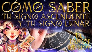 CÓMO SABER MI SIGNO ASCENDENTE Y LUNAR 🔮✨ Tutorial en 5 minutos [upl. by Scholem154]