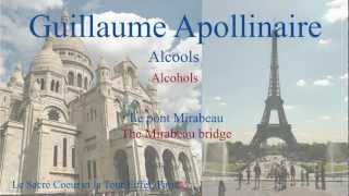 French Poem  Le Pont Mirabeau by Apollinaire  Slow Reading [upl. by Ahsit]