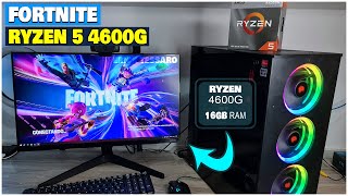 JOGANDO FORTNITE NO KIT RYZEN 5 4600G [upl. by Gaudette]