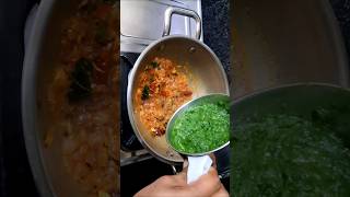 Palak Paneer Curry In Telugu  Palak Paneer Recipe  food cooking youtubeshorts indianfood [upl. by Tallie]