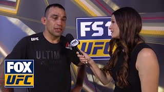 Fabricio Werdum talks victory over Marcin Tybura with Heidi Androl  INTERVIEW  UFC FIGHT NIGHT [upl. by Sissy]