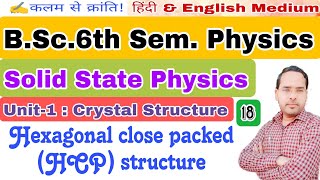 Solid State PhysicsLec18BSc 6th Sem Physicsby Navneet Gautam [upl. by Sitoiyanap]