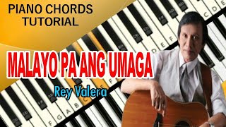 Malayo Pa ang Umaga  Rey Valera  Piano Chord Tutorial [upl. by Ferdinande]