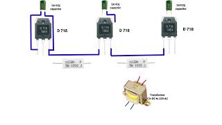 12v DC to 220v AC convert  1500W inverter circuit inverter electronic​ [upl. by Ganley]