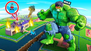 Hulk vs Oggy In Teardown [upl. by Redle]