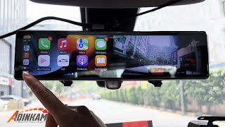 12inch Car Play and Andriod OUT Mirror and Three Lens Dash Cam Adinkam V31 [upl. by Ardiekal]