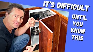 How to adjust a kitchen corner cabinet [upl. by Juieta]