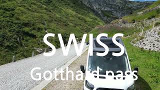 캠핑카 세계여행82SWISS Gotthard pass 4K Driving Drone [upl. by Cleti870]