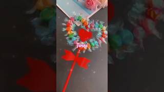 Chocolate heart gift idea youtubeshorts diy [upl. by Nekal]