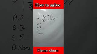 Under root ka square trick 👿😱💯‼️ shots maths squareroot motivation trendingviralvideo upboard [upl. by Abbotsun]