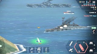 BATTLE OF WARSHIP🏴‍☠️🏴‍☠️  HMS Rodney🔥  Battle Of Warship Online  Battle At Sea ⛵ warship [upl. by Lilllie109]