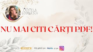 DE CE SĂ NU CITEȘTIOFERI GRATIS CĂRȚI SCANATE ÎN FORMAT PDF 01122022  Cristela GEORGESCU [upl. by Learsi908]