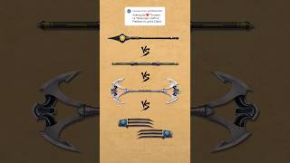 Which weapons is best Thruster or Telescopic staff or Fretsaw or Lynx claws shorts shadowfight2 [upl. by Mullane]