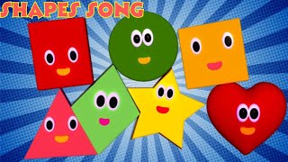 Triangle Rectangle Rhymes We are Shapes Learning Shapes Name CL Kids The Shapes Song shape [upl. by Vannie]