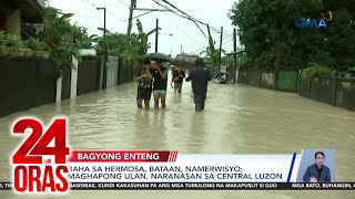 24 Oras Part 3 Baha sa Hermosa Bataan namerwisyo Solarpowered sea vessel na atbp [upl. by Garap963]