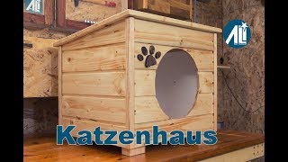 ✅ Katzenhaus selber bauen Teil 1 [upl. by Meeki]