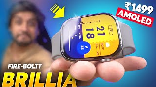 Best AMOLED Smartwatch Under ₹1500 ⚡️ Fireboltt BRILLIA Review [upl. by Annwahs106]