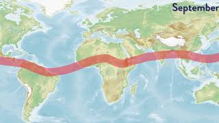 ITCZ Migration Animation [upl. by Amles]