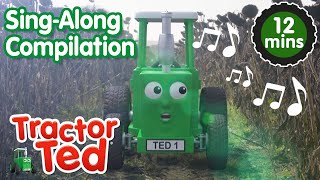 Songs On The Farm With Ted 🚜  Tractor Ted SingAlong Compilation 🎶  Tractor Ted Official Channel [upl. by Curzon658]