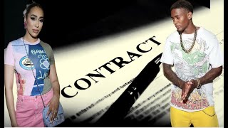 RISSA AND QUAN STAGED BREAK UP💔 PART 5 THE CONTRACT AGREEMENT 😳‼️ [upl. by Narot]