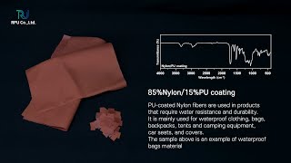 Material Separation to separate waterproof bags NylonPU coating [upl. by Idissak]