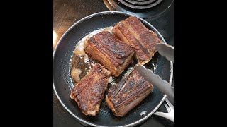 I MADE SOME JUICY BEEF RIBS IN THE OVEN [upl. by Aryaz]