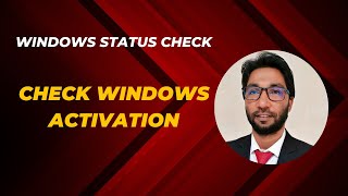 windows 10 11 activation status check with cmd command  Mozaffor Hossain [upl. by Burnie]