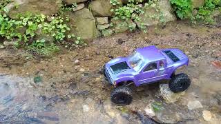 Axial SCX6 Proline Cliffhanger body river crossing [upl. by Amar]