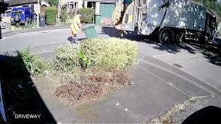 Wiltshire Council garden waste collection green bin 070723 [upl. by Veradi]