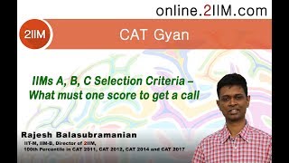 IIMs A B C Selection Criteria – What must one score to get a call [upl. by Terr]