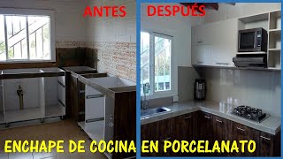 ¿Lo mejor para tus mesones de cocina PORCELANATOS 🤩 [upl. by Leiahtan456]