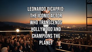 Leonardo DiCaprio The Iconic Actor Who Transcends Hollywood and Champions the Planet [upl. by Anig110]